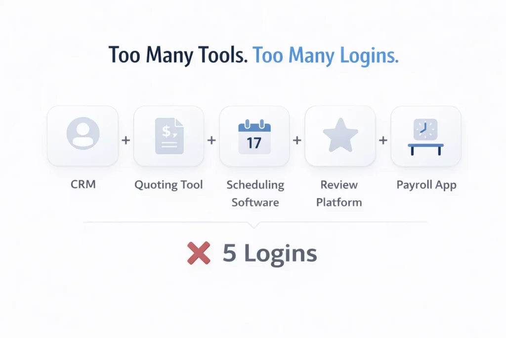 Too many tools, too many logins